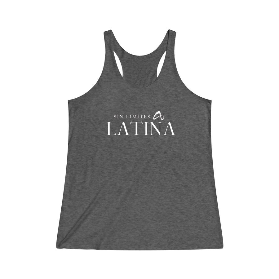 Women's Tri-Blend Racerback Tank - Latina Sin Limites