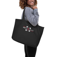 Large Organic Tote Bag - #RIP Excuses