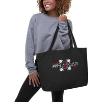 Large Organic Tote Bag - #RIP Excuses