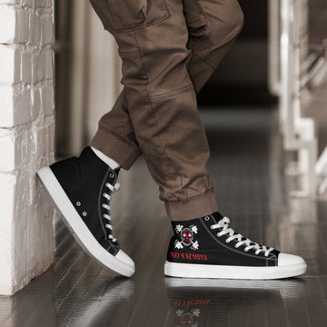 Men’s high top canvas shoes - No Excuses