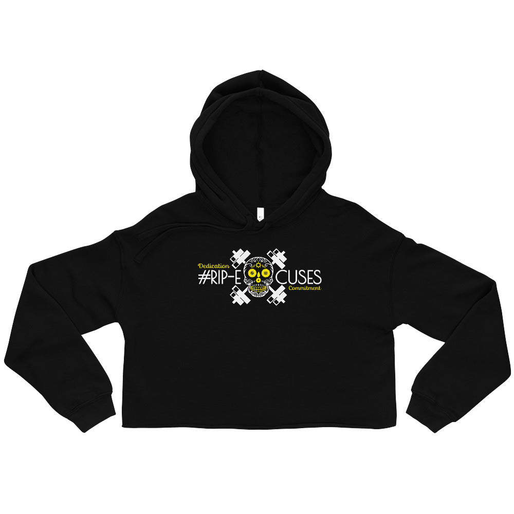 Women's Crop Hoodie - #RIP Excuses